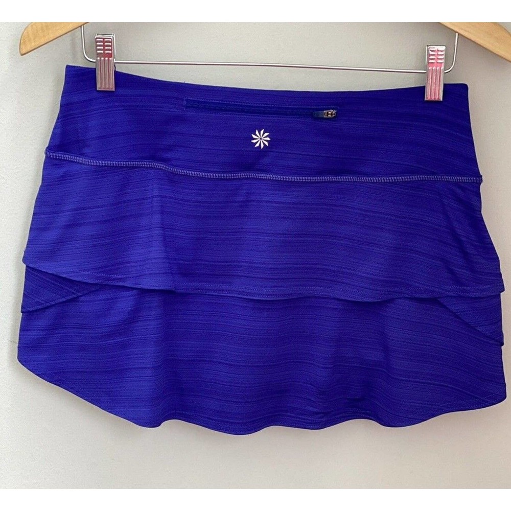 ATHLETA SZ S Swagger Tennis Skirt Skort Purple